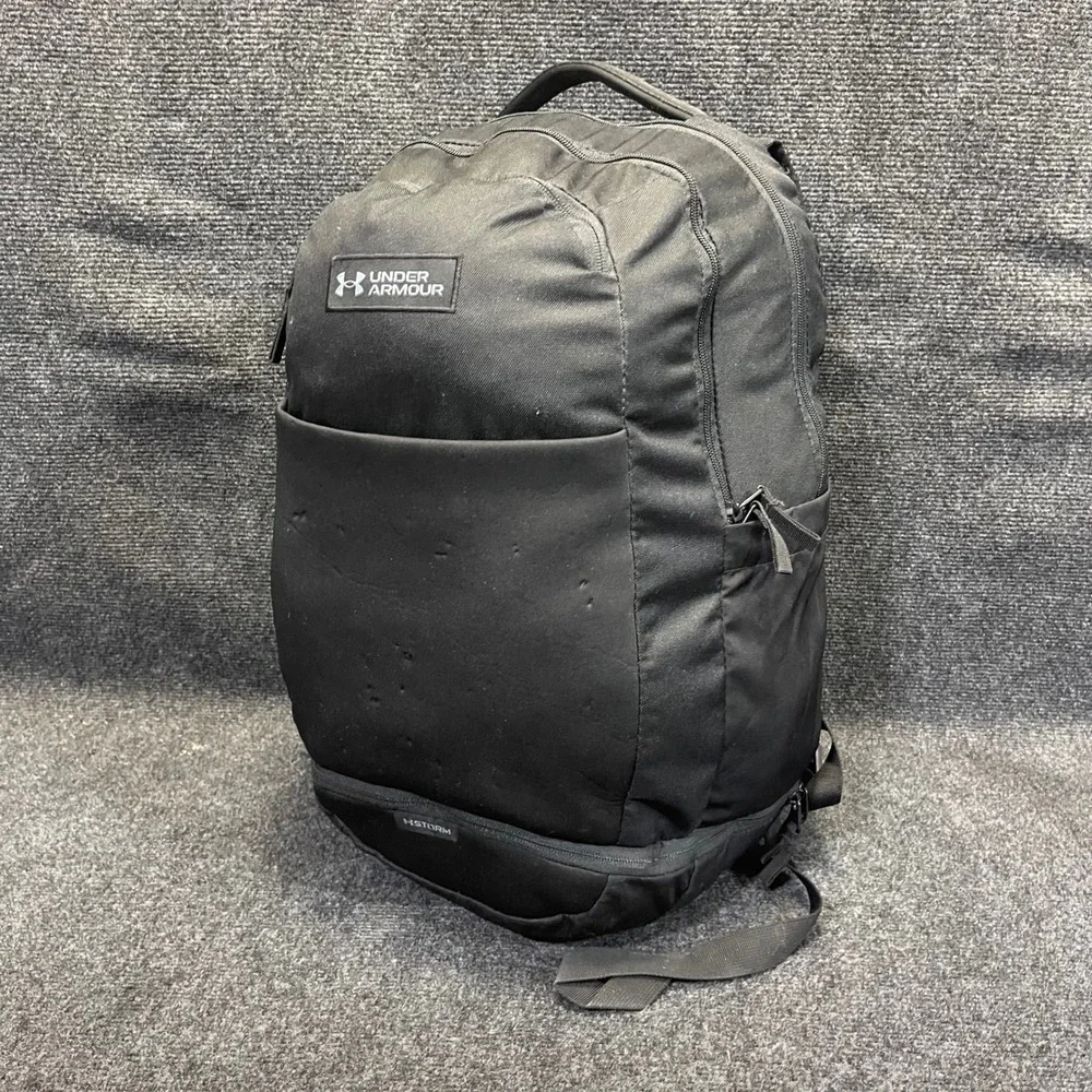 Under Armour 1355698 Black UA Recruit 3.0 Backpack UA Storm water-resistant Bag